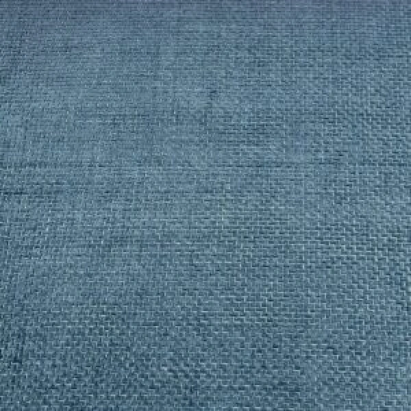 Aqua woven upholstery fabric.