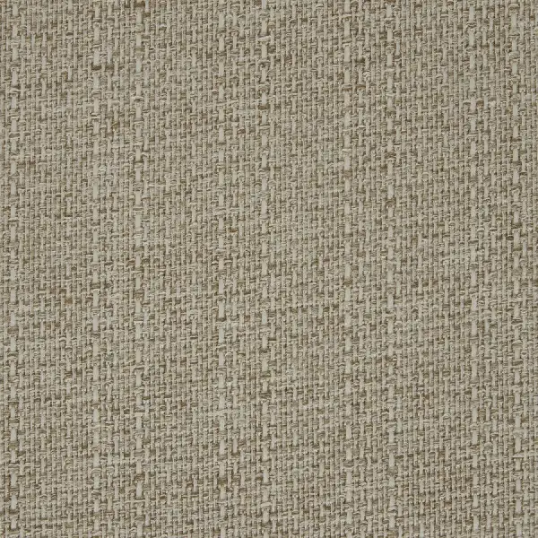 Beige woven upholstery fabric.