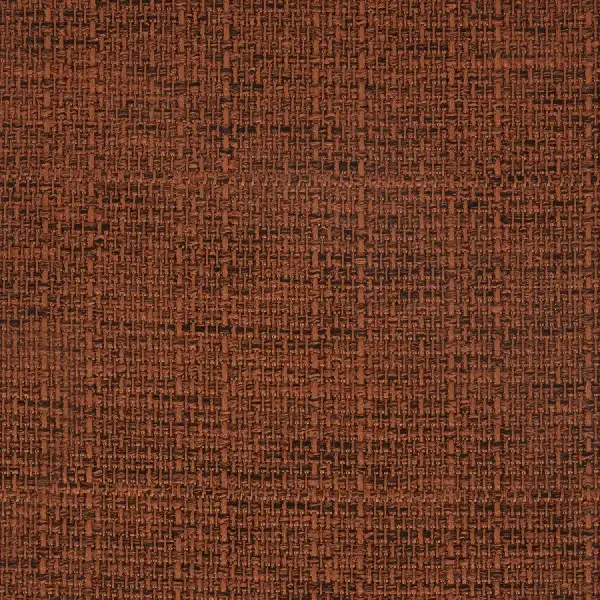 Rust orange woven upholstery fabric.