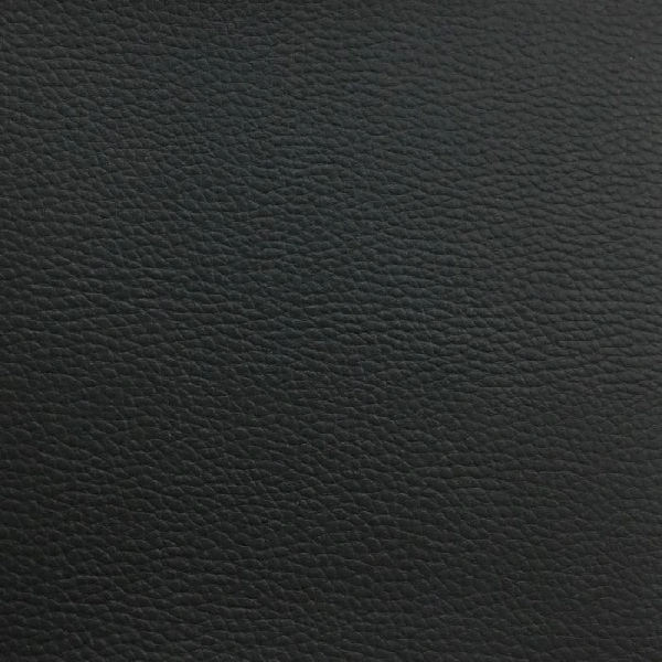 black textured leather upholstery fabric.