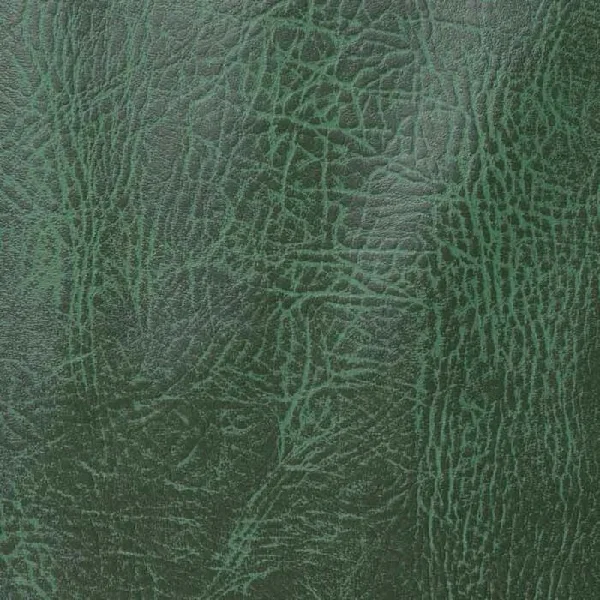 cracked-look leather upholstery fabric in a deep green