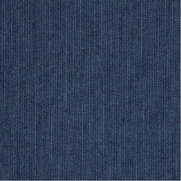deep navy blue sunbrella fabric with a visible vertical woven texture
