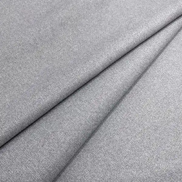 heather gray linen upholstery fabric.