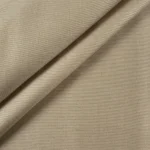 Close up texture shot of beige woven upholstery fabric