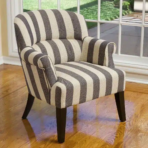 Striped-arm-chair-upholstery-in-dubai